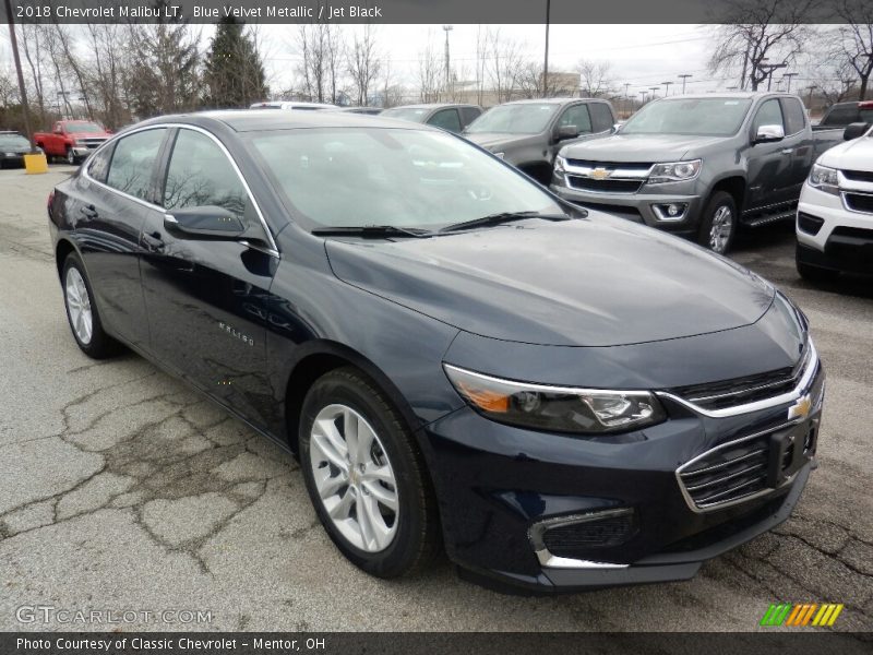 Blue Velvet Metallic / Jet Black 2018 Chevrolet Malibu LT