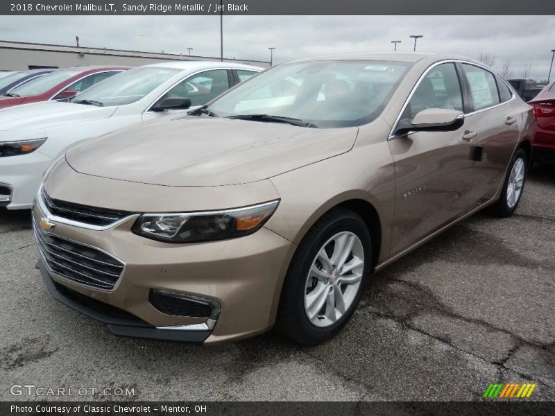 Sandy Ridge Metallic / Jet Black 2018 Chevrolet Malibu LT