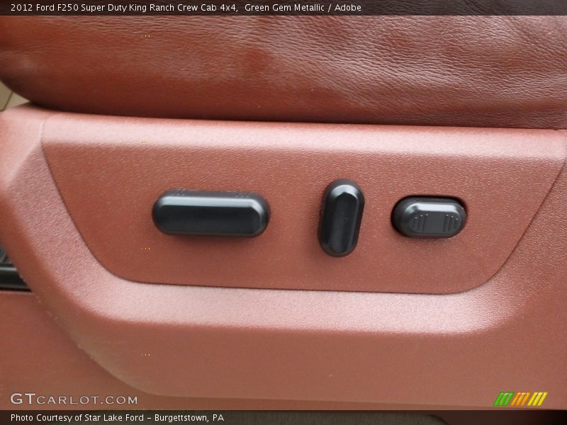 Green Gem Metallic / Adobe 2012 Ford F250 Super Duty King Ranch Crew Cab 4x4