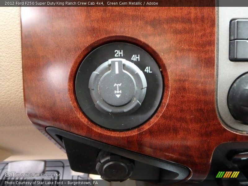Green Gem Metallic / Adobe 2012 Ford F250 Super Duty King Ranch Crew Cab 4x4