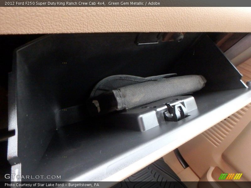 Green Gem Metallic / Adobe 2012 Ford F250 Super Duty King Ranch Crew Cab 4x4