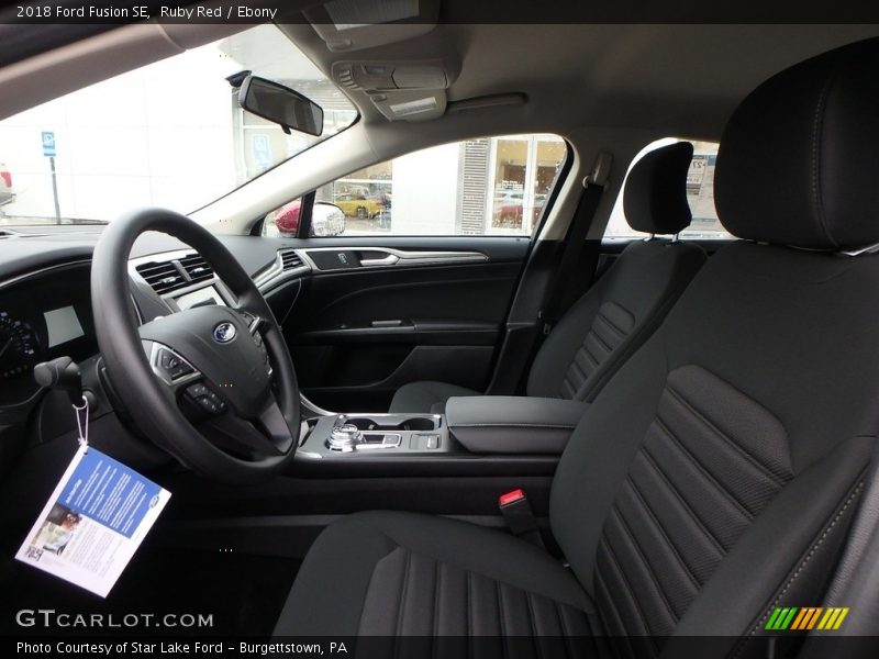 Ruby Red / Ebony 2018 Ford Fusion SE