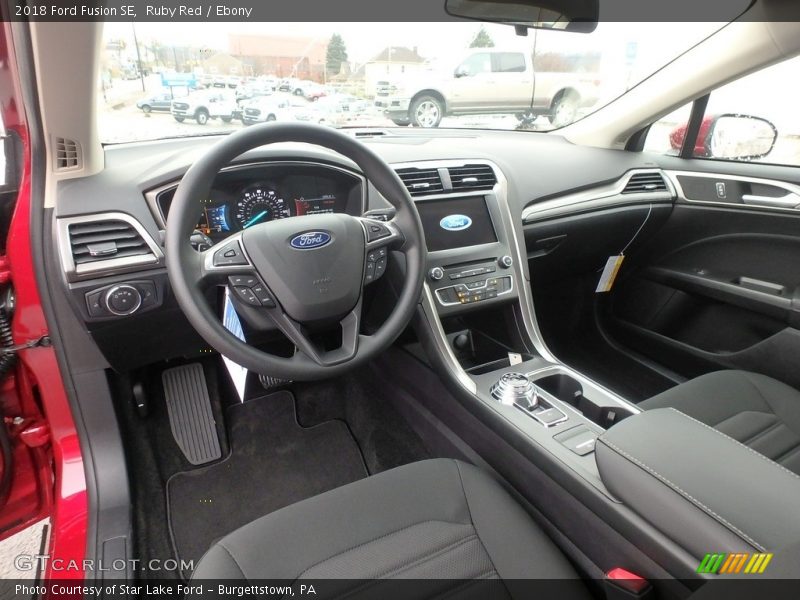 Ruby Red / Ebony 2018 Ford Fusion SE