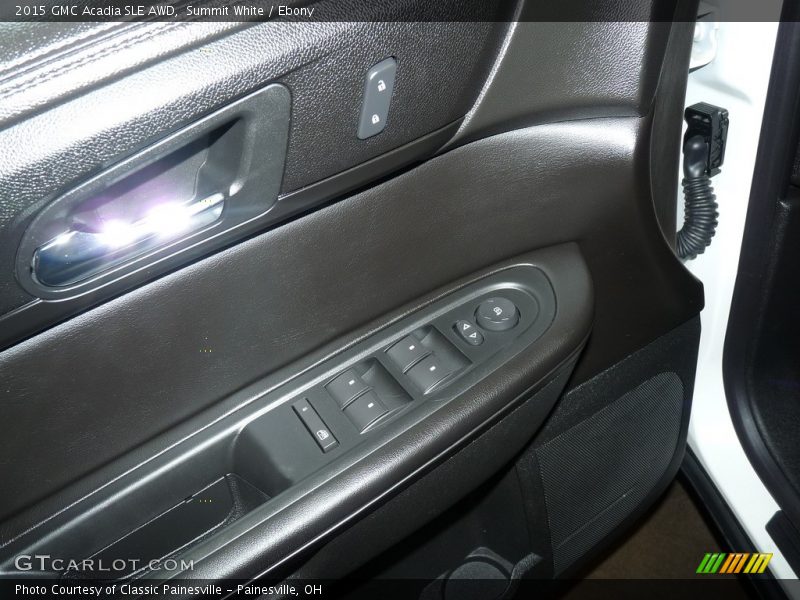 Summit White / Ebony 2015 GMC Acadia SLE AWD