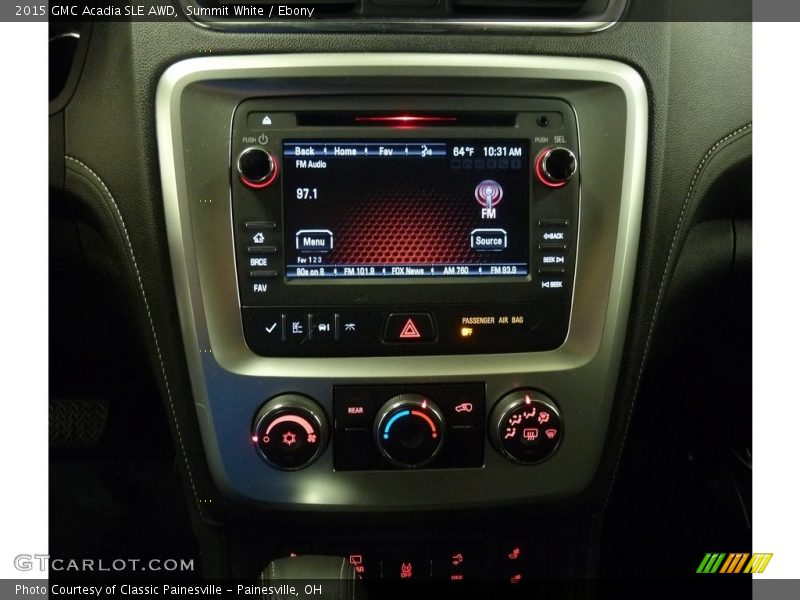 Summit White / Ebony 2015 GMC Acadia SLE AWD