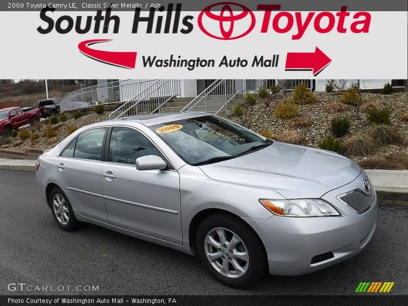 Classic Silver Metallic / Ash 2009 Toyota Camry LE