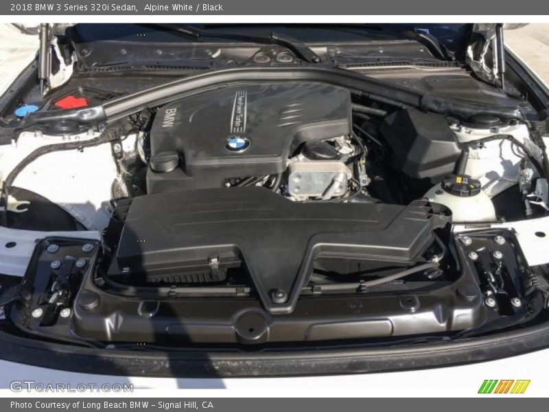 Alpine White / Black 2018 BMW 3 Series 320i Sedan