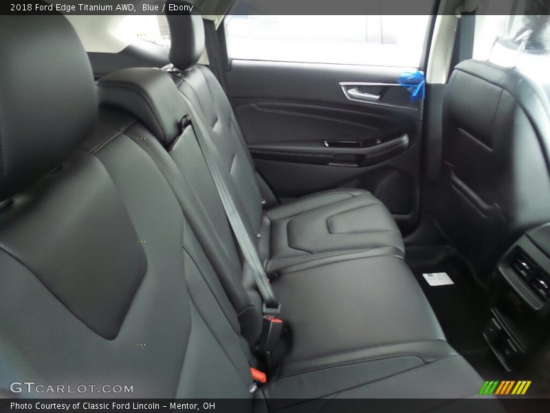Blue / Ebony 2018 Ford Edge Titanium AWD