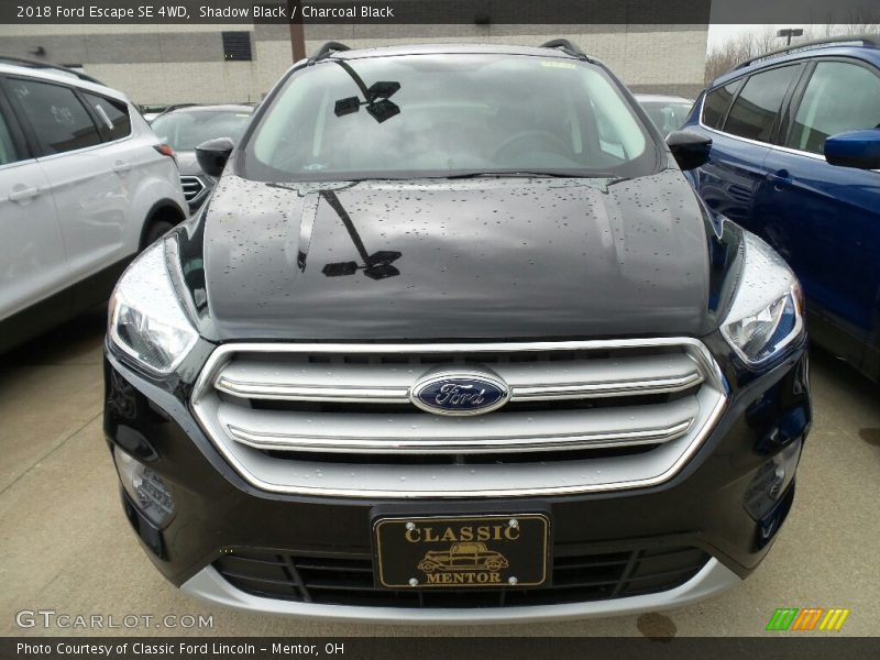 Shadow Black / Charcoal Black 2018 Ford Escape SE 4WD