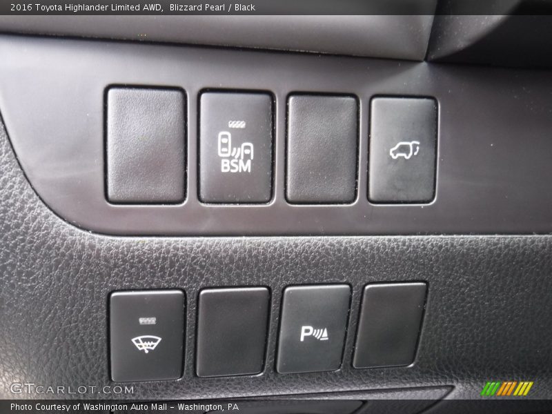 Blizzard Pearl / Black 2016 Toyota Highlander Limited AWD