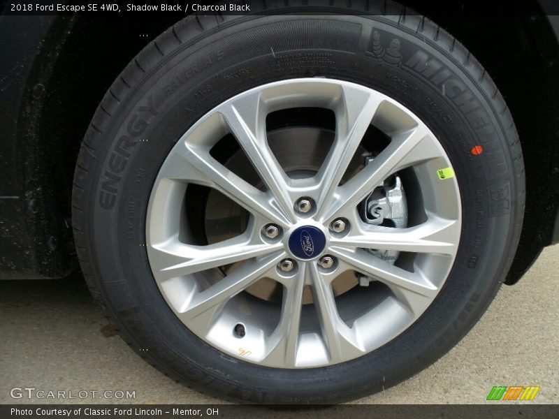 Shadow Black / Charcoal Black 2018 Ford Escape SE 4WD