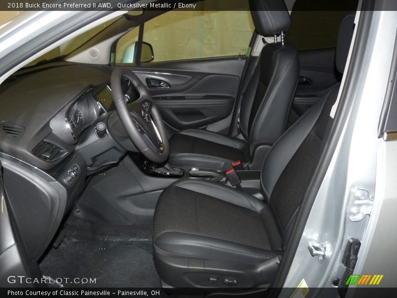 Quicksilver Metallic / Ebony 2018 Buick Encore Preferred II AWD
