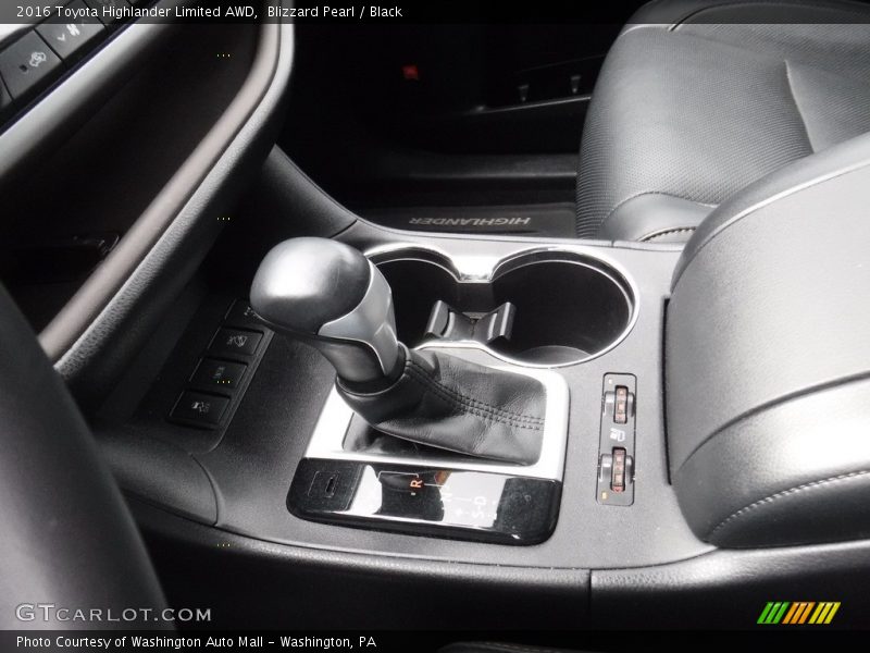 Blizzard Pearl / Black 2016 Toyota Highlander Limited AWD