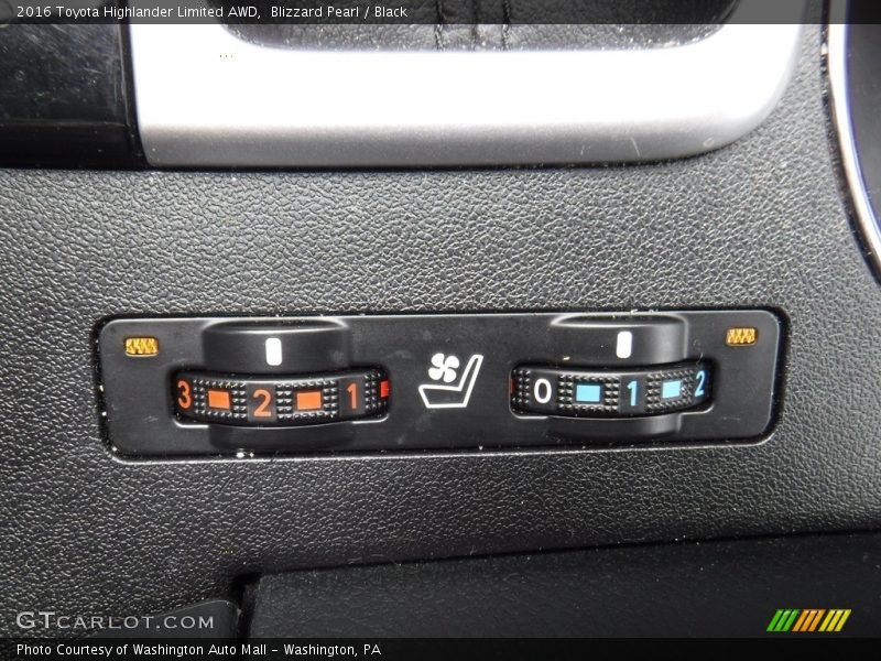Blizzard Pearl / Black 2016 Toyota Highlander Limited AWD