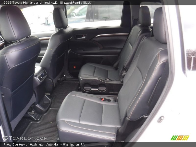 Blizzard Pearl / Black 2016 Toyota Highlander Limited AWD