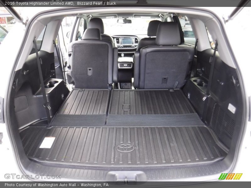 Blizzard Pearl / Black 2016 Toyota Highlander Limited AWD