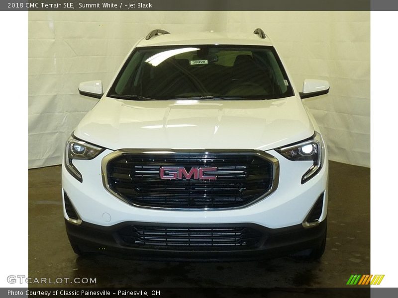 Summit White / ­Jet Black 2018 GMC Terrain SLE