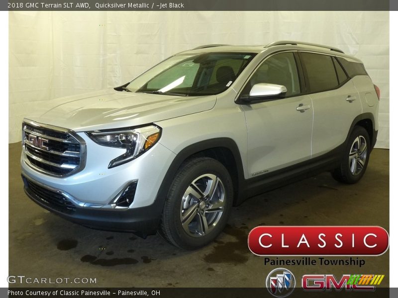 Quicksilver Metallic / ­Jet Black 2018 GMC Terrain SLT AWD