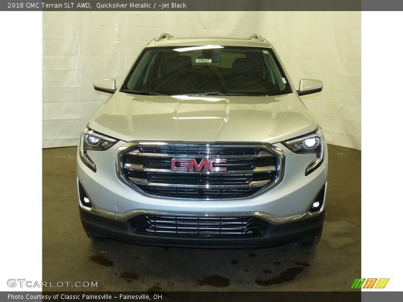 Quicksilver Metallic / ­Jet Black 2018 GMC Terrain SLT AWD