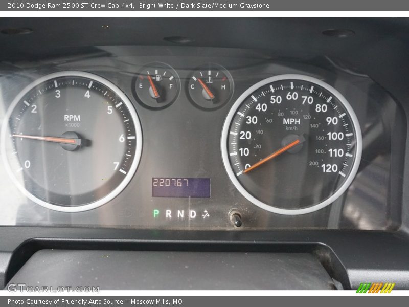Bright White / Dark Slate/Medium Graystone 2010 Dodge Ram 2500 ST Crew Cab 4x4