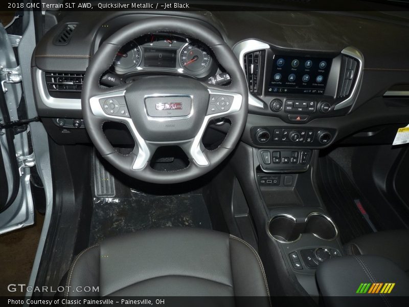 Quicksilver Metallic / ­Jet Black 2018 GMC Terrain SLT AWD