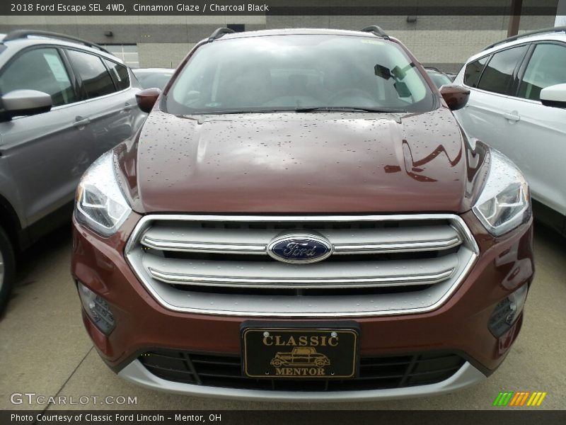 Cinnamon Glaze / Charcoal Black 2018 Ford Escape SEL 4WD