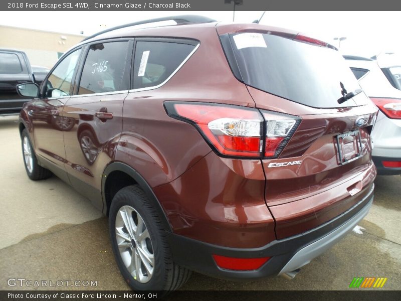 Cinnamon Glaze / Charcoal Black 2018 Ford Escape SEL 4WD