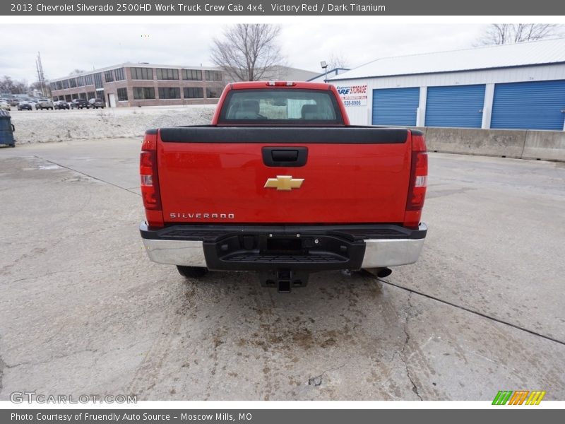 Victory Red / Dark Titanium 2013 Chevrolet Silverado 2500HD Work Truck Crew Cab 4x4
