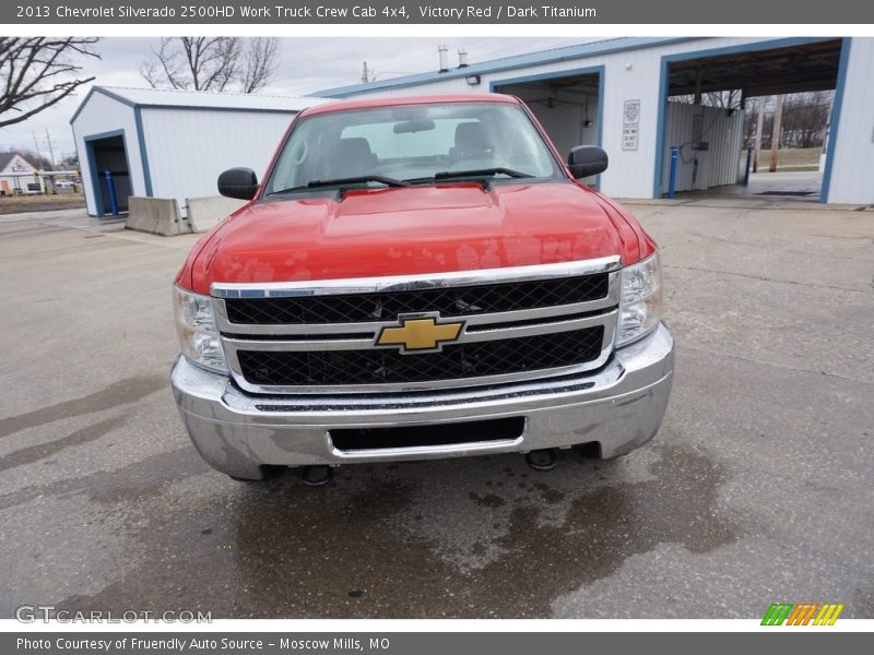Victory Red / Dark Titanium 2013 Chevrolet Silverado 2500HD Work Truck Crew Cab 4x4