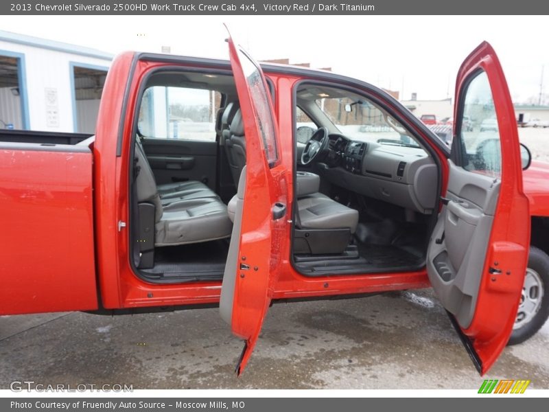 Victory Red / Dark Titanium 2013 Chevrolet Silverado 2500HD Work Truck Crew Cab 4x4