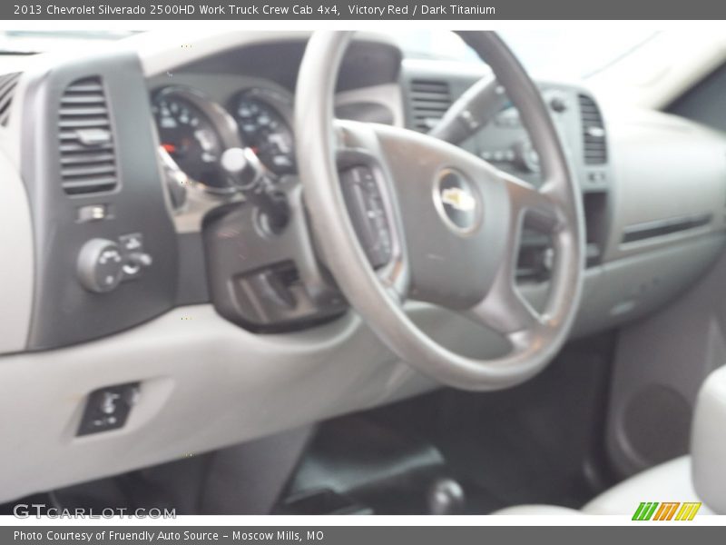 Victory Red / Dark Titanium 2013 Chevrolet Silverado 2500HD Work Truck Crew Cab 4x4