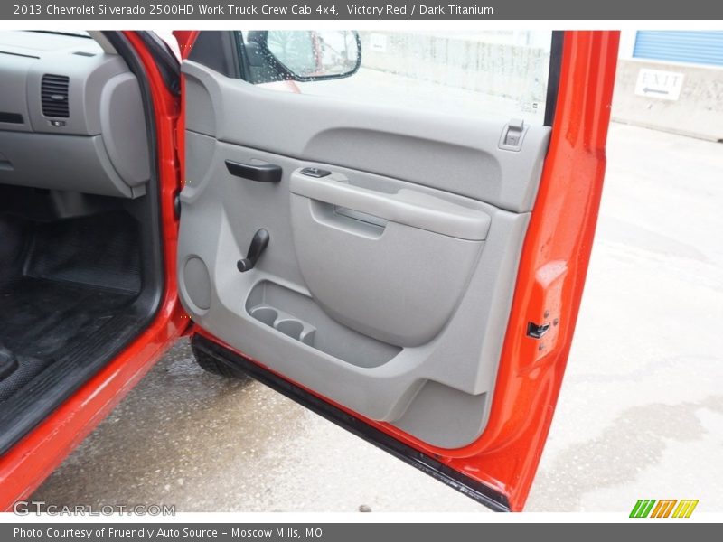 Victory Red / Dark Titanium 2013 Chevrolet Silverado 2500HD Work Truck Crew Cab 4x4