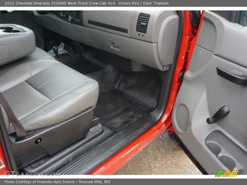 Victory Red / Dark Titanium 2013 Chevrolet Silverado 2500HD Work Truck Crew Cab 4x4
