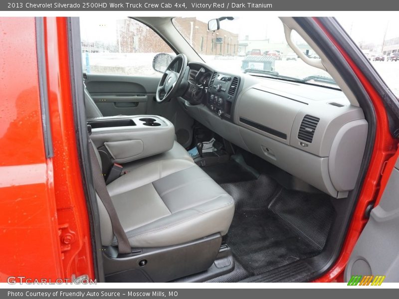 Victory Red / Dark Titanium 2013 Chevrolet Silverado 2500HD Work Truck Crew Cab 4x4