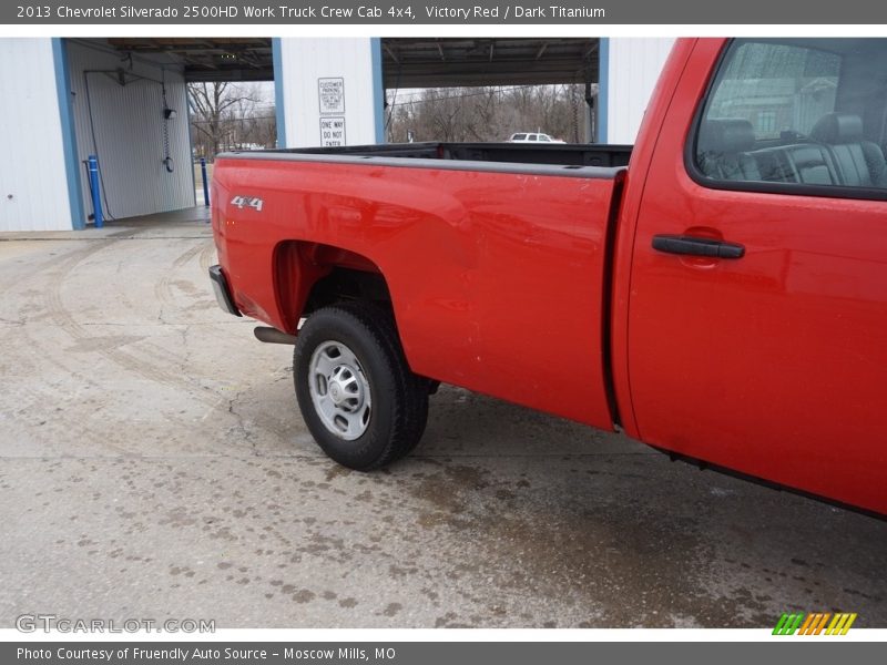 Victory Red / Dark Titanium 2013 Chevrolet Silverado 2500HD Work Truck Crew Cab 4x4