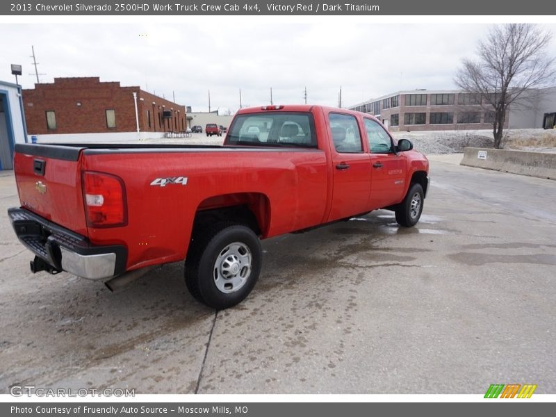 Victory Red / Dark Titanium 2013 Chevrolet Silverado 2500HD Work Truck Crew Cab 4x4