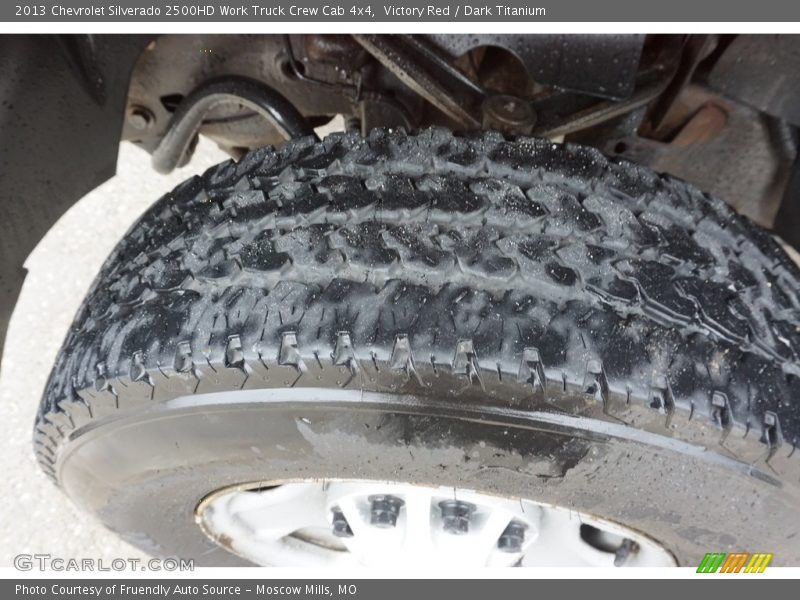 Victory Red / Dark Titanium 2013 Chevrolet Silverado 2500HD Work Truck Crew Cab 4x4