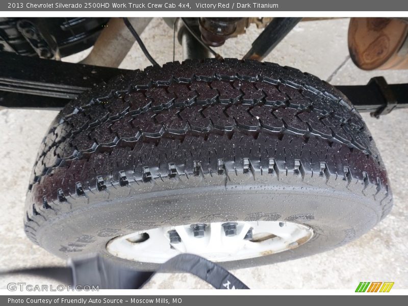 Victory Red / Dark Titanium 2013 Chevrolet Silverado 2500HD Work Truck Crew Cab 4x4
