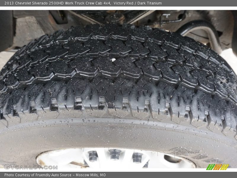 Victory Red / Dark Titanium 2013 Chevrolet Silverado 2500HD Work Truck Crew Cab 4x4