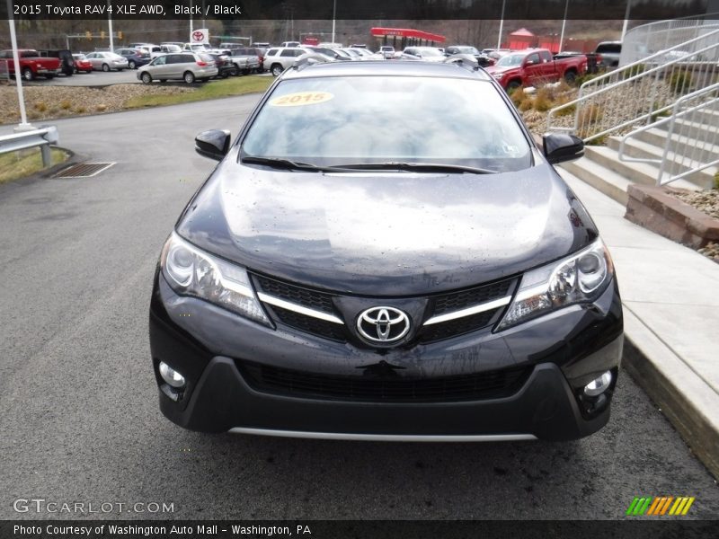 Black / Black 2015 Toyota RAV4 XLE AWD
