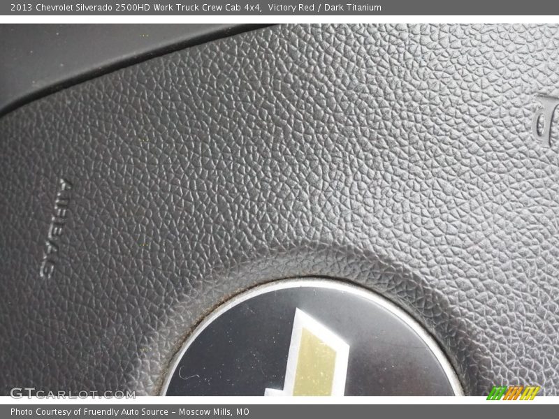 Victory Red / Dark Titanium 2013 Chevrolet Silverado 2500HD Work Truck Crew Cab 4x4