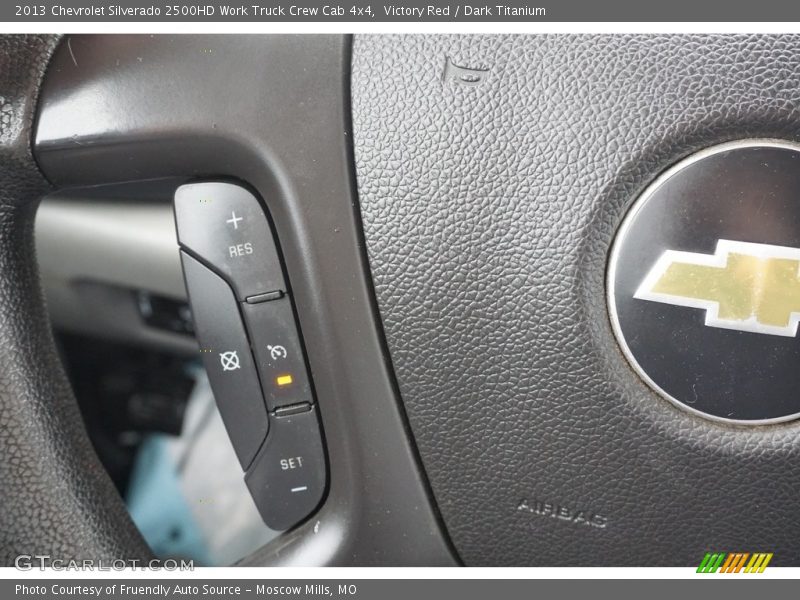 Victory Red / Dark Titanium 2013 Chevrolet Silverado 2500HD Work Truck Crew Cab 4x4