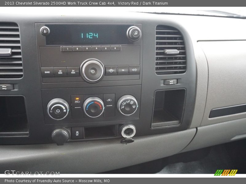 Victory Red / Dark Titanium 2013 Chevrolet Silverado 2500HD Work Truck Crew Cab 4x4