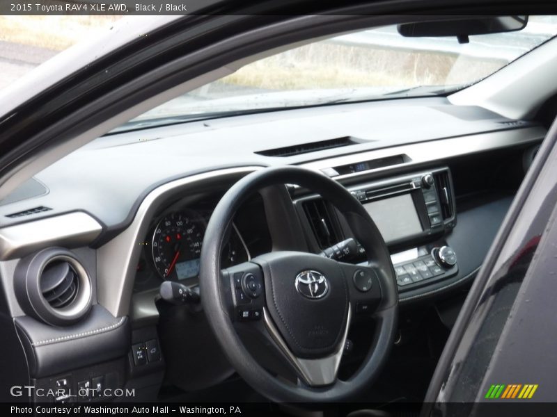 Black / Black 2015 Toyota RAV4 XLE AWD