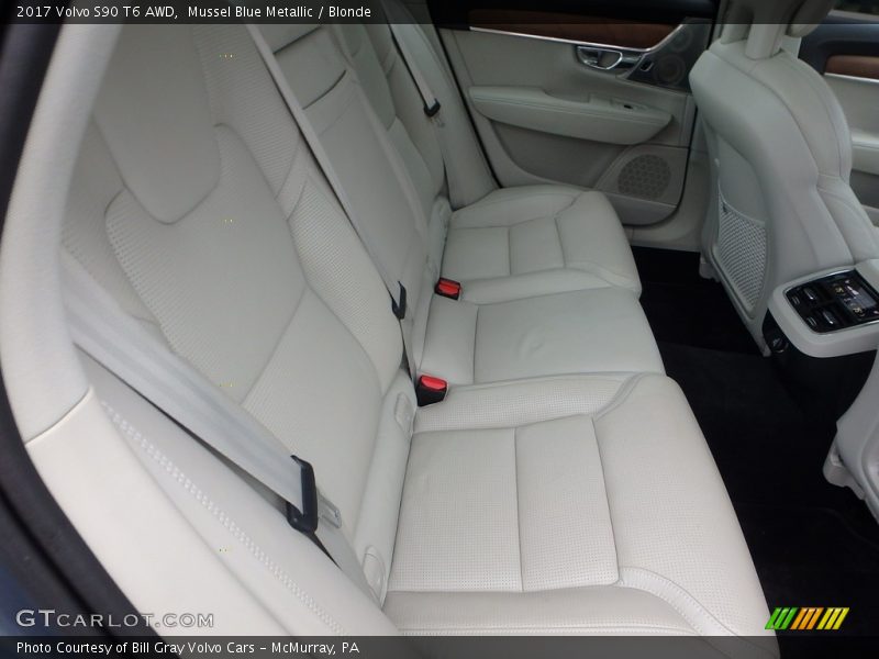 Mussel Blue Metallic / Blonde 2017 Volvo S90 T6 AWD