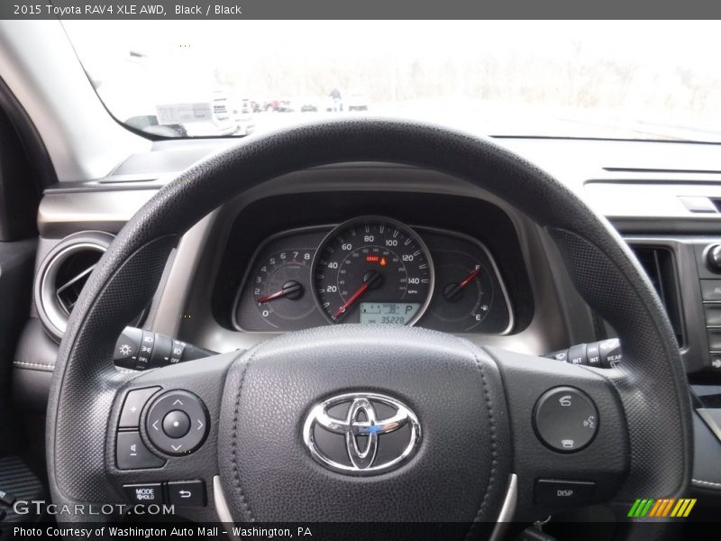 Black / Black 2015 Toyota RAV4 XLE AWD