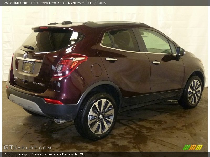 Black Cherry Metallic / Ebony 2018 Buick Encore Preferred II AWD