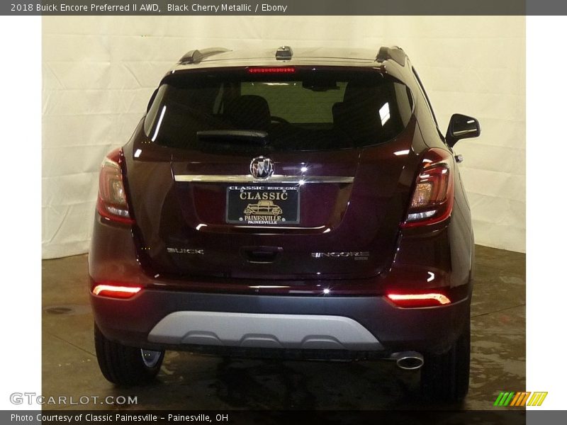 Black Cherry Metallic / Ebony 2018 Buick Encore Preferred II AWD