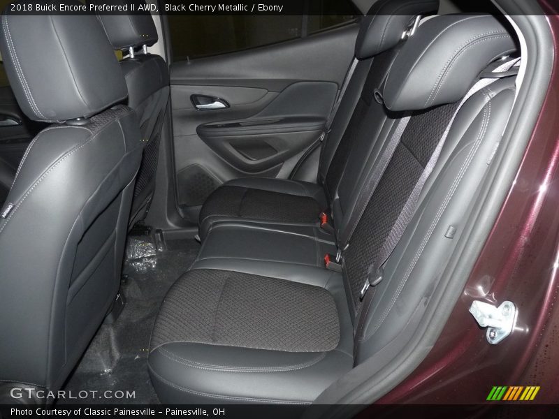 Black Cherry Metallic / Ebony 2018 Buick Encore Preferred II AWD