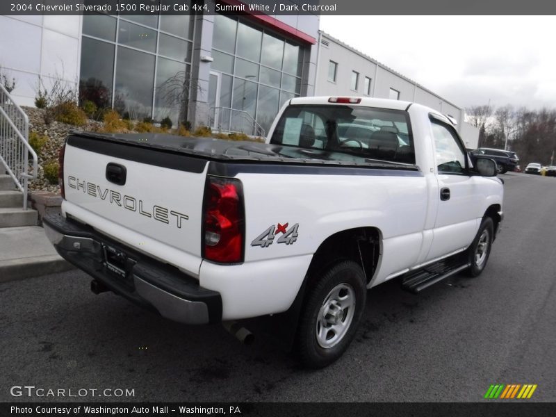 Summit White / Dark Charcoal 2004 Chevrolet Silverado 1500 Regular Cab 4x4